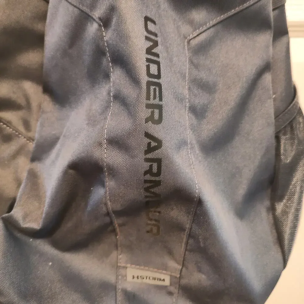 Under Armour Gray Black Hustle Lite Backpack 
